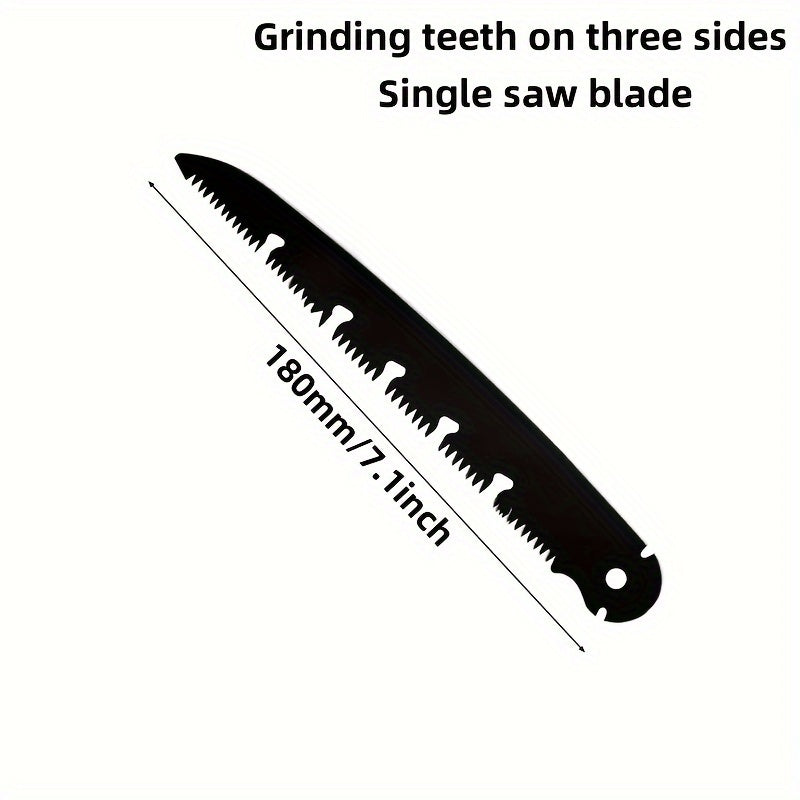 High-Carbon Steel Folding Saw - Portable, Smooth Cutting, Durable