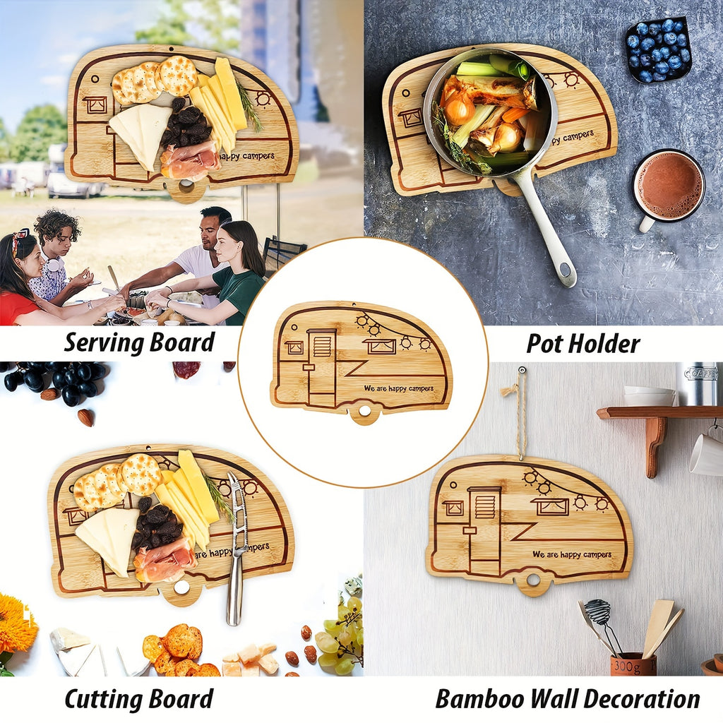 1/2pcs, Camper Bamboo Cutting Board Set For RV