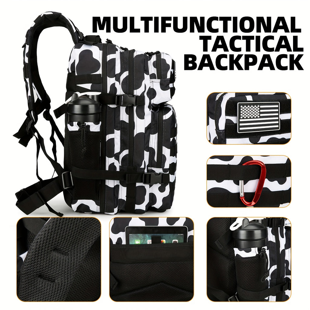 25L Large Capacity Rucksack Backpack - Water-Resistant
