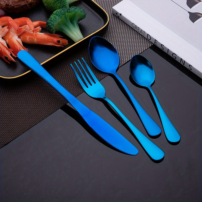 16pcs/24pcs tableware stainless steel knife, fork and spoon set