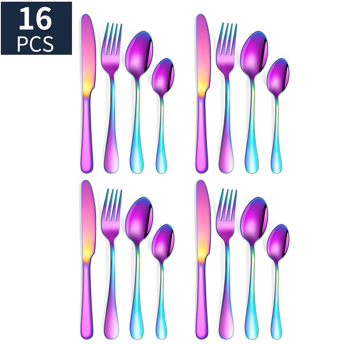 16pcs/24pcs tableware stainless steel knife, fork and spoon set