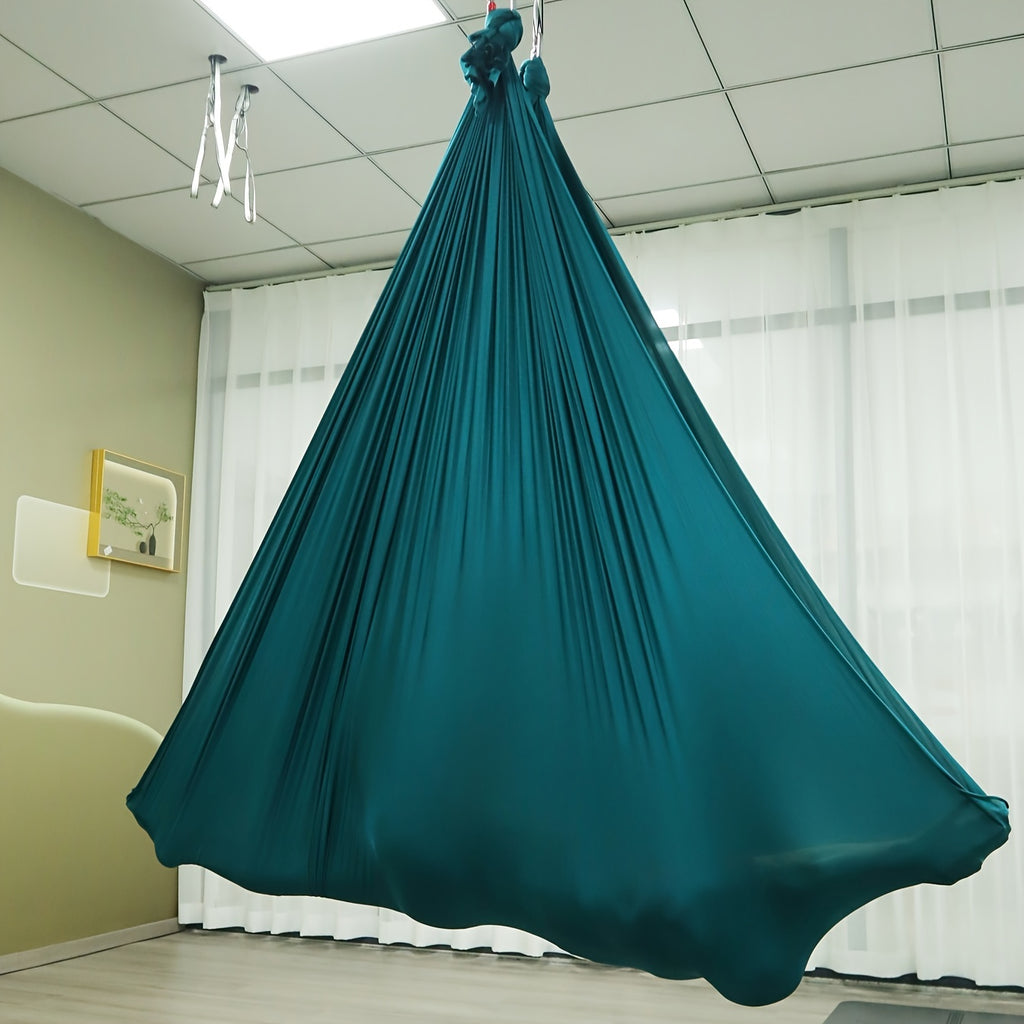 1set Elastic Fabric Yoga Hammock Swing Set | Aerial Silks, Cuddle Swing