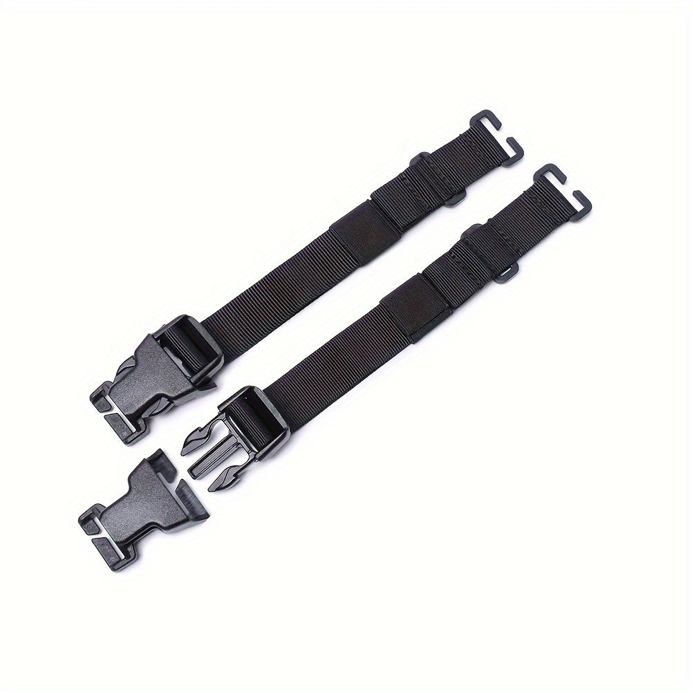 2pcs Molle Straps With Buckle Clips