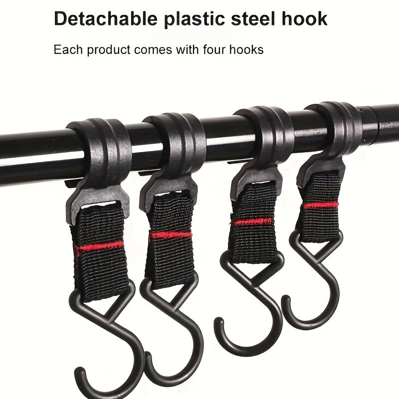 Aluminum Alloy Folding Hanging Rack With Detachable Hook