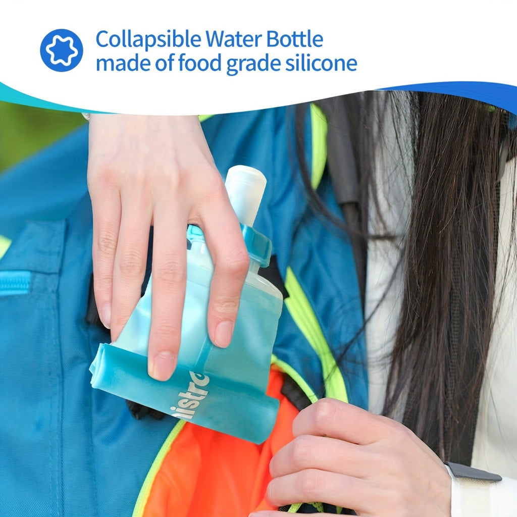 Collapsible Water Bottle with Filter Replaceable 27 oz