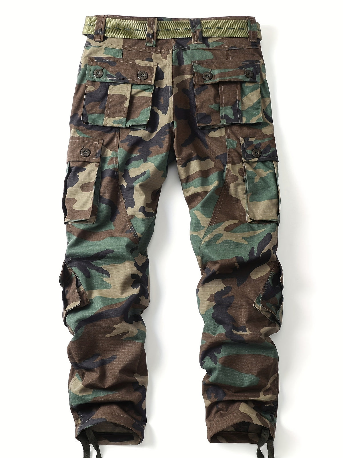 Men's Camouflage Cargo Pants - Comfortable, Durable, Multi-Flap Pocket
