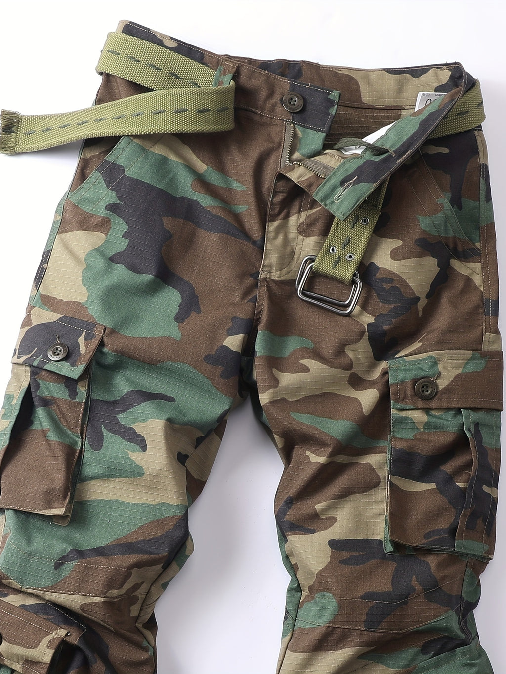 Men's Camouflage Cargo Pants - Comfortable, Durable, Multi-Flap Pocket