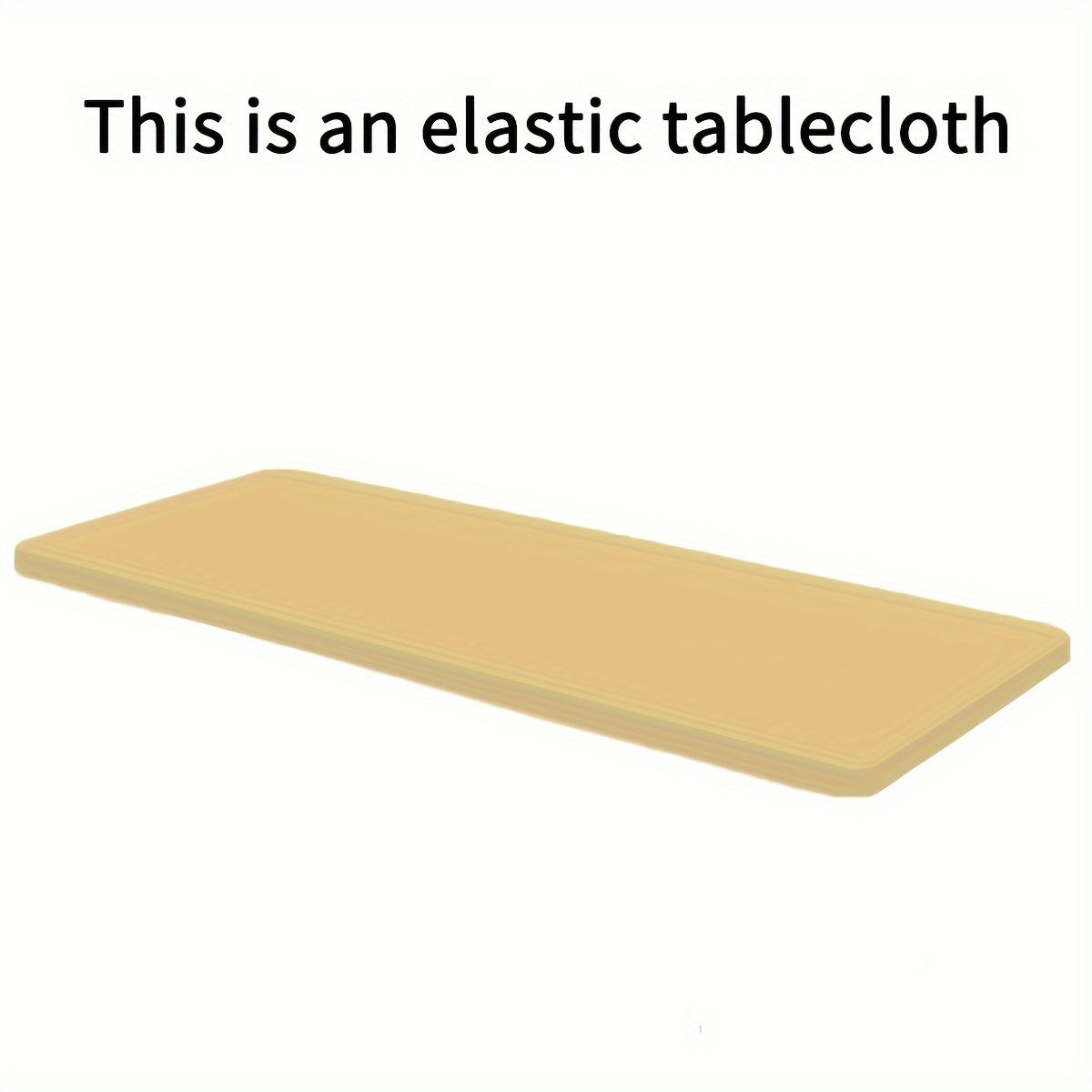 Rectangular Semi-Circle Tablecloth