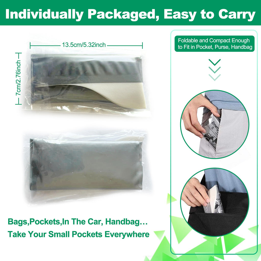 4/12/24pcs, Emergency Portable Urine Bag with Absorbent Pad, 24-Piece Set