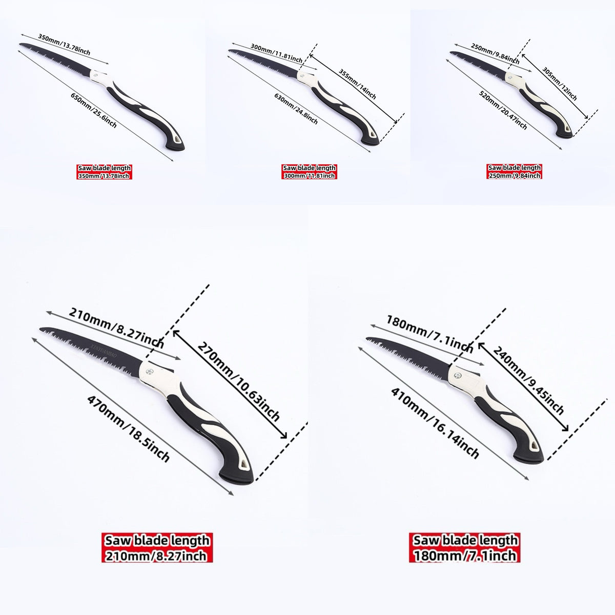 High-Carbon Steel Folding Saw - Portable, Smooth Cutting, Durable