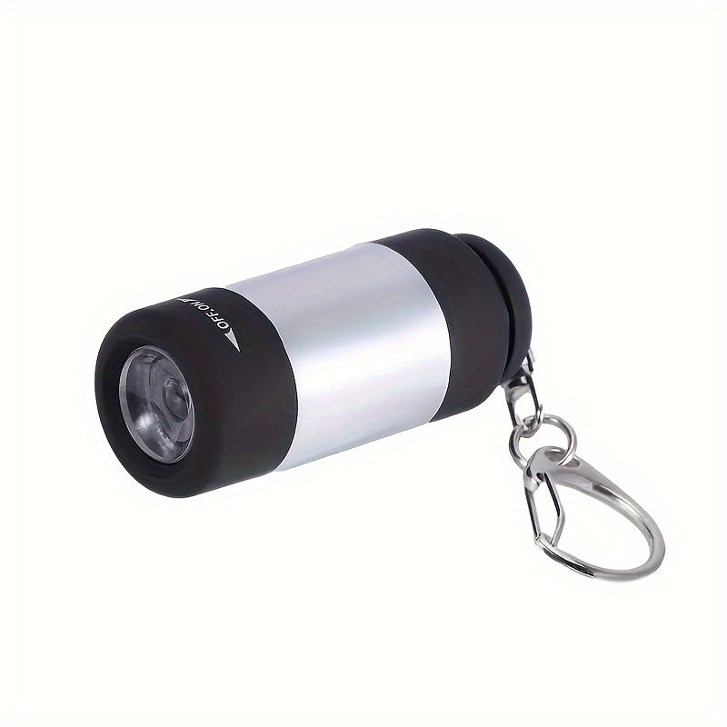USB Rechargeable Portable Flashlight Keychain