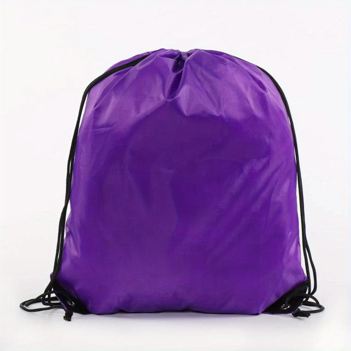 Vibrant Nylon Drawstring Backpack  16"- Lightweight & Durable