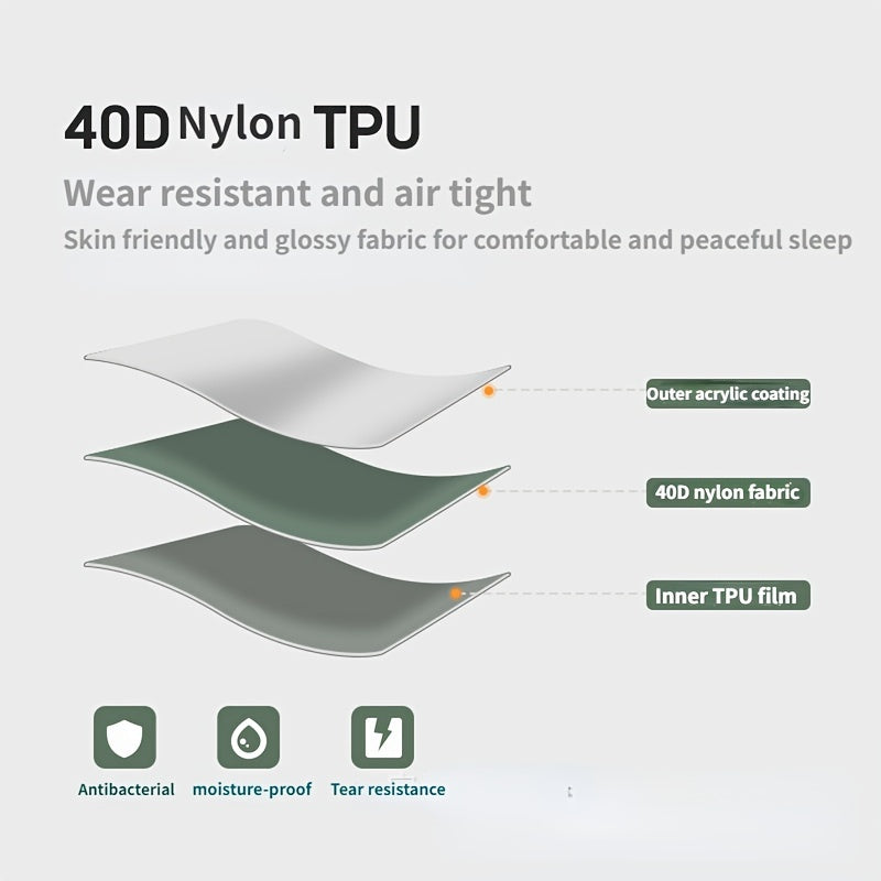 Inflatable Mat, Double Sleeping Mat, Portable Moisture-proof