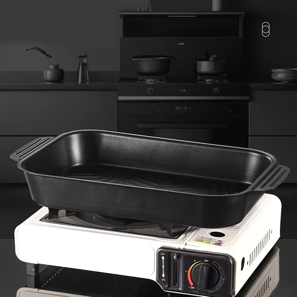4-piece Non-stick Oven Saucepan, 15.7-inch Baking Pan With Lid
