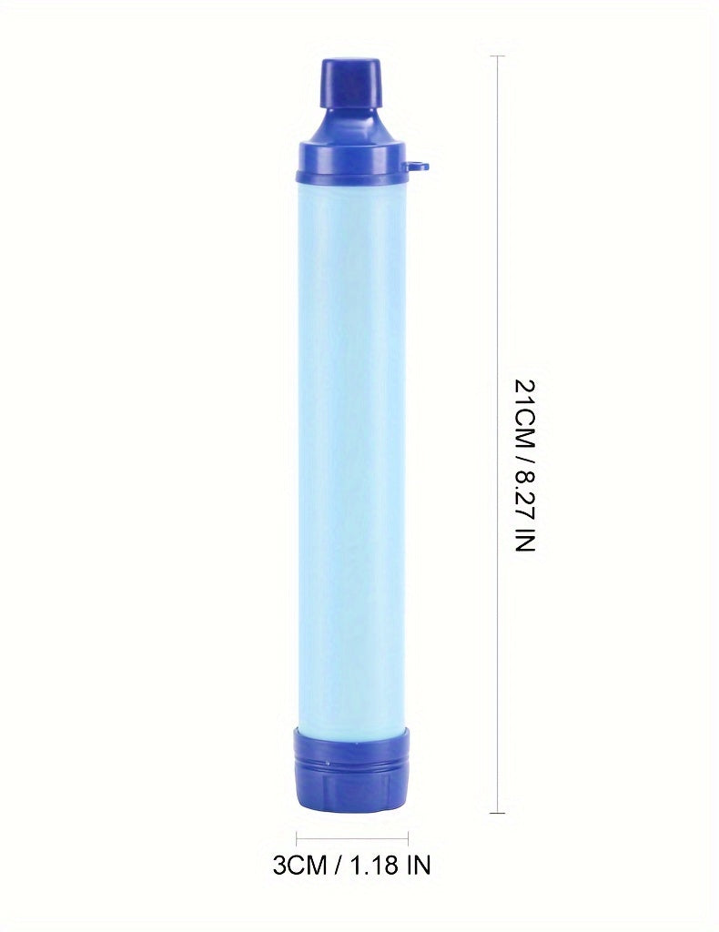 1pc Portable Outdoor Water Purifier Without/With Extend Straw