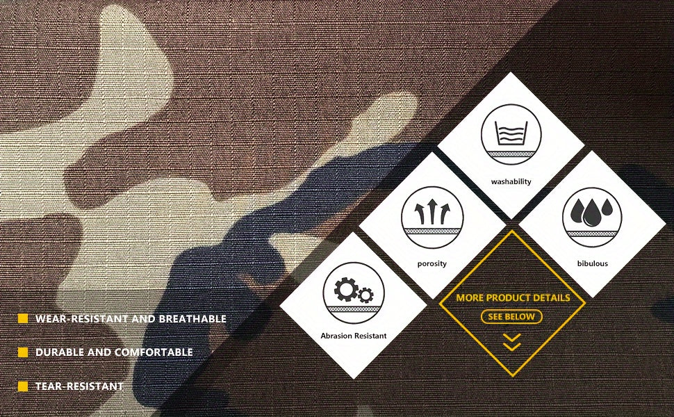 Men's Camouflage Cargo Pants - Comfortable, Durable, Multi-Flap Pocket
