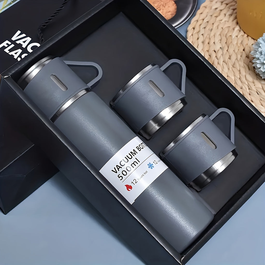 500ml/16.9oz Stainless Steel Insulation Water Cup With/Without 2Cup Lids