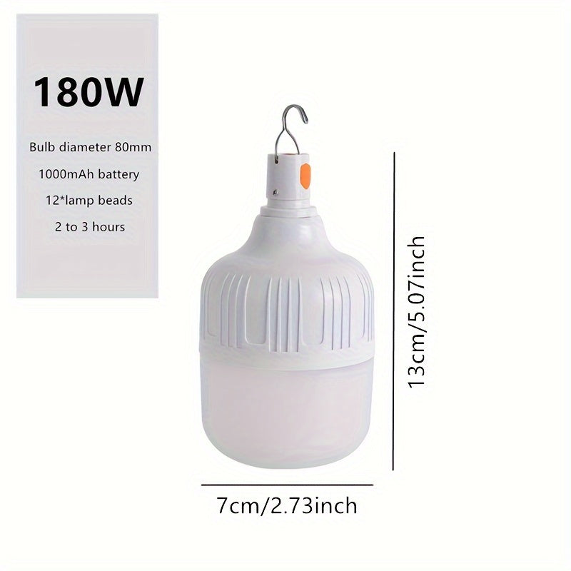 Portable Powerhouse LED Emergency Light - 80W/180W/320W/450W Rechargeable Lantern