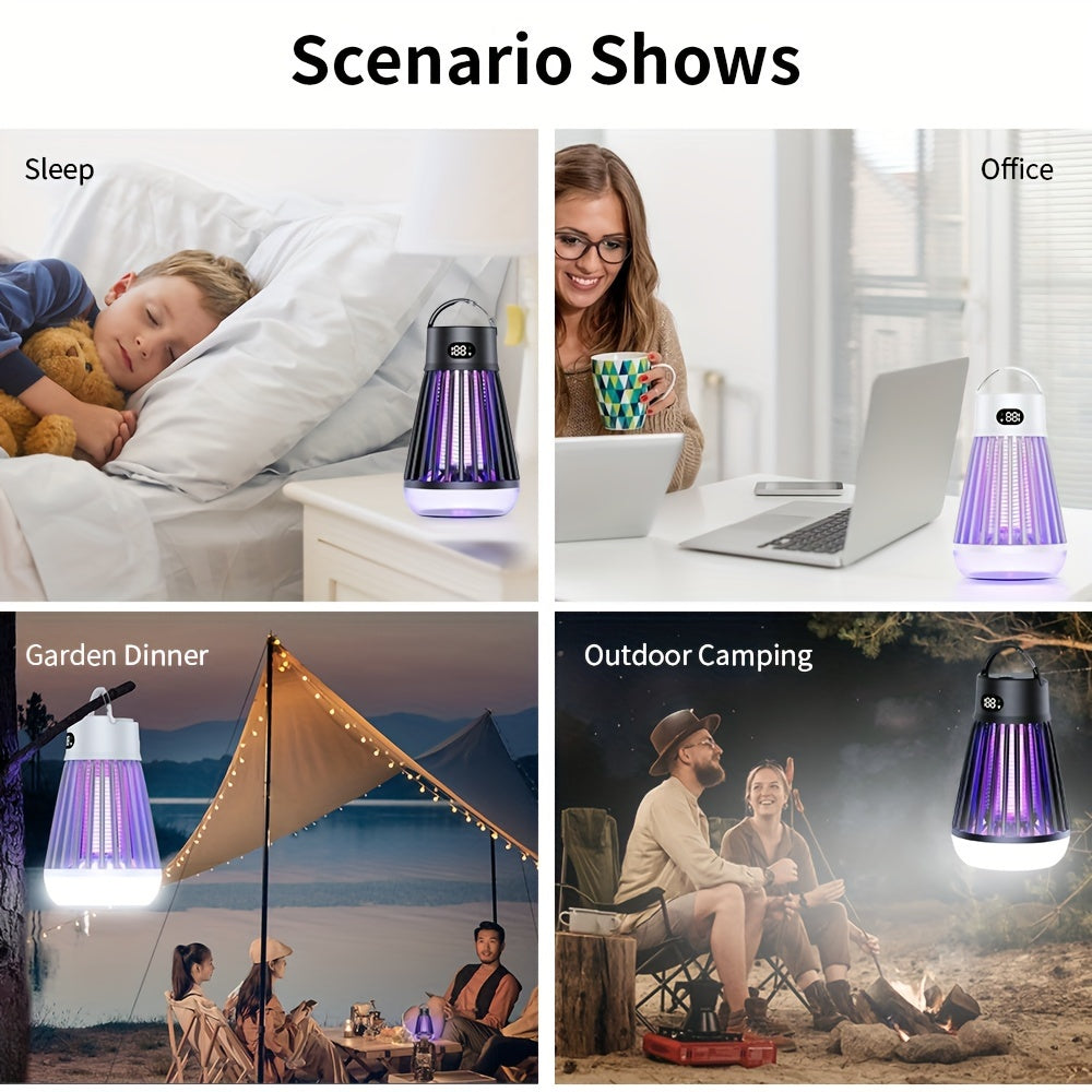 Rechargeable 2-in-1 Mosquito And Fly Killer Lamp