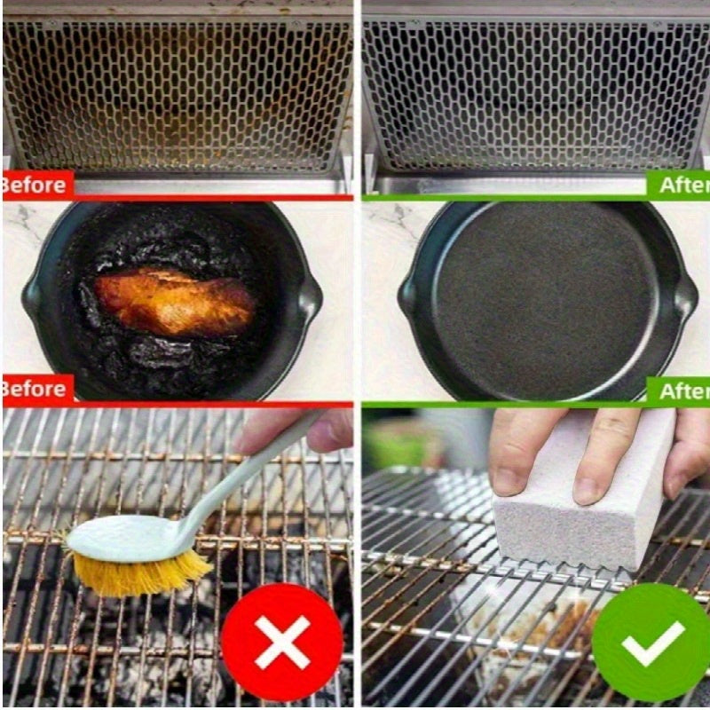 BBQ Cleaning Brick & Griddle Scraper