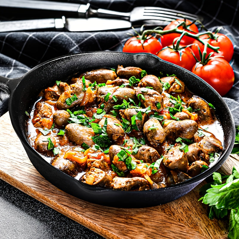 3pcs Cast Iron Cookware Set, Heavy-Duty Non-Stick