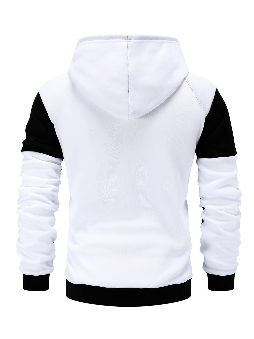 Double Layer Drawstring Hooded Jacket