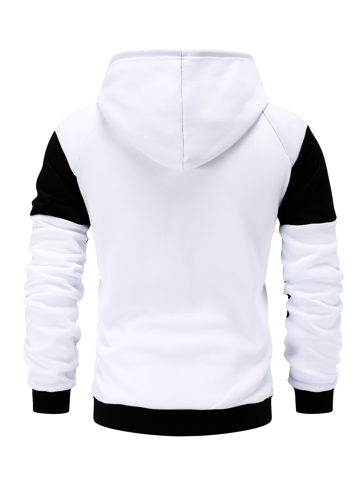 Double Layer Drawstring Hooded Jacket