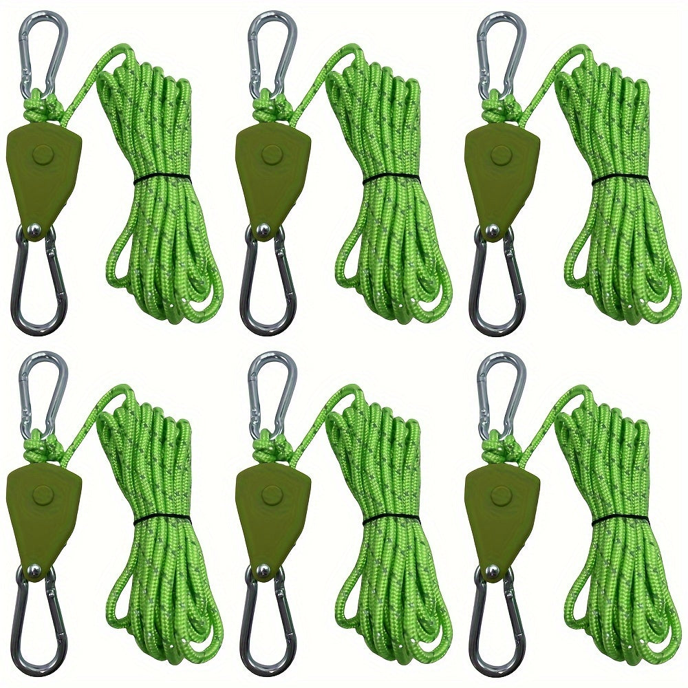 6pcs Camping Tent Tie Down Rope