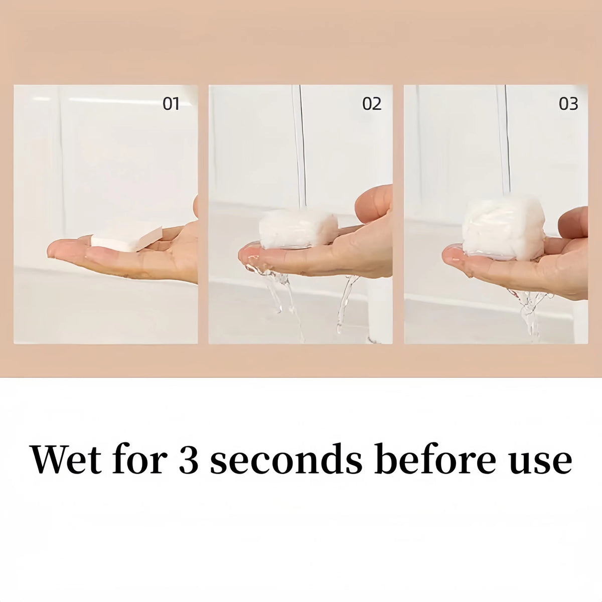 14pcs/Box Ultra-Absorbent Compressed Face Towels