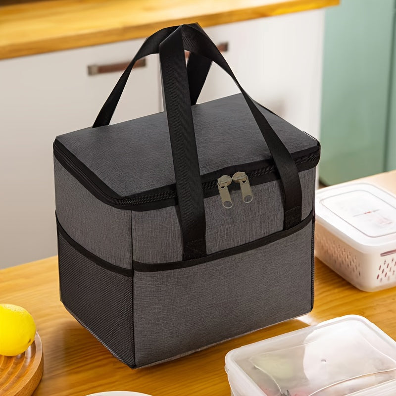 1 Insulated Lunch Bag, Cooler Box Canvas