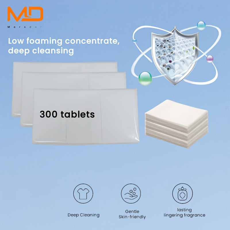 30/150/300pcs Plastic-Free Laundry Detergent Sheets Hypoallergenic