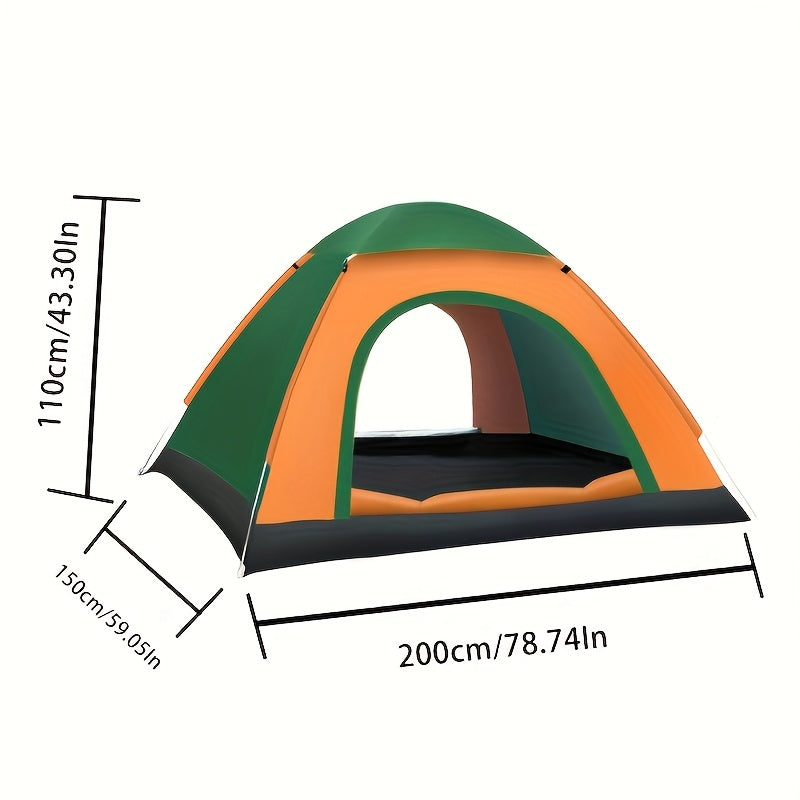 2-Person Automatic Pop-Up Tent, 2 Doors