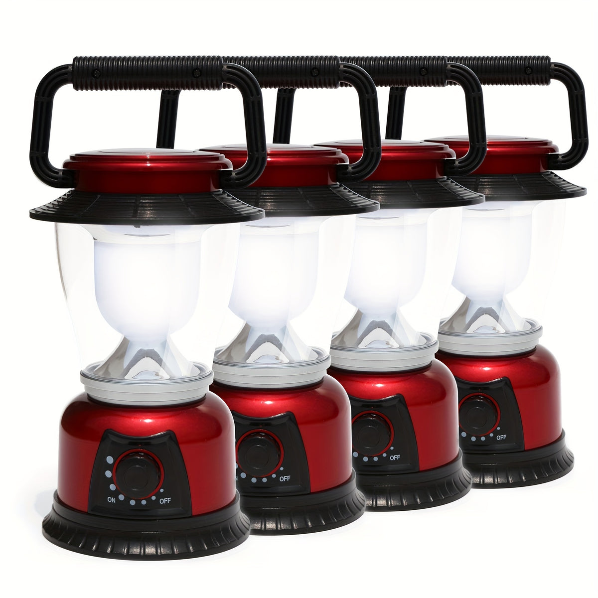 1/2/4pcs LED Lantern Dimmable Battery Powered Camping Lights