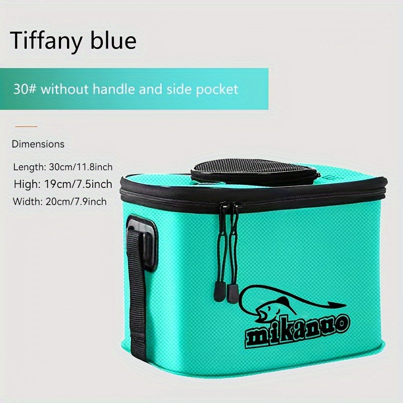 Quick-Collapse Live Fish Bucket & Tackle Storage