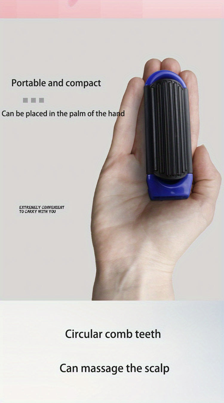 Compact Travel Hair Brush - Ultra-Portable, Foldable, Pocket-Sized