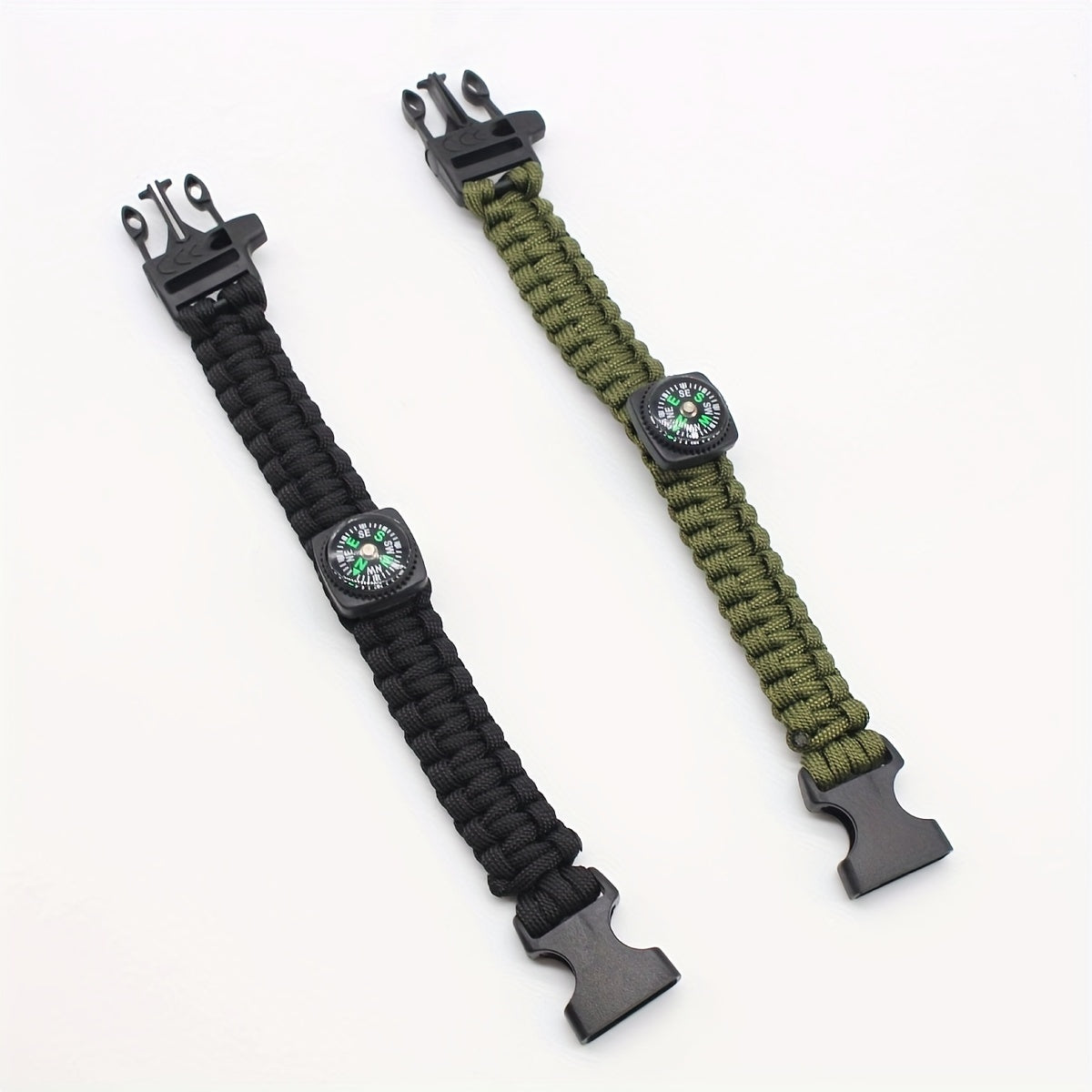 Ultimate Paracord Survival Bracelet - Loud Whistle