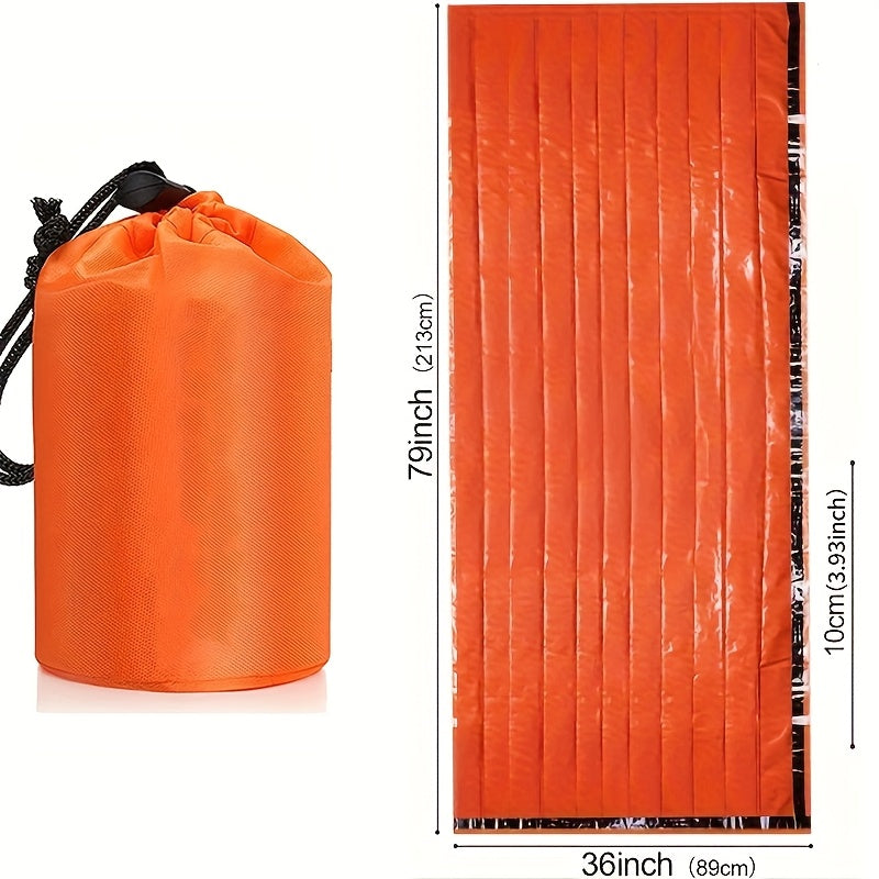 1/2pcs Outdoor Sleeping Bag, Emergency Camping Hiking Sleeping Bag