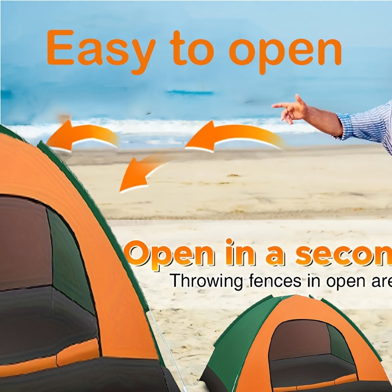 2-Person Automatic Pop-Up Tent, 2 Doors