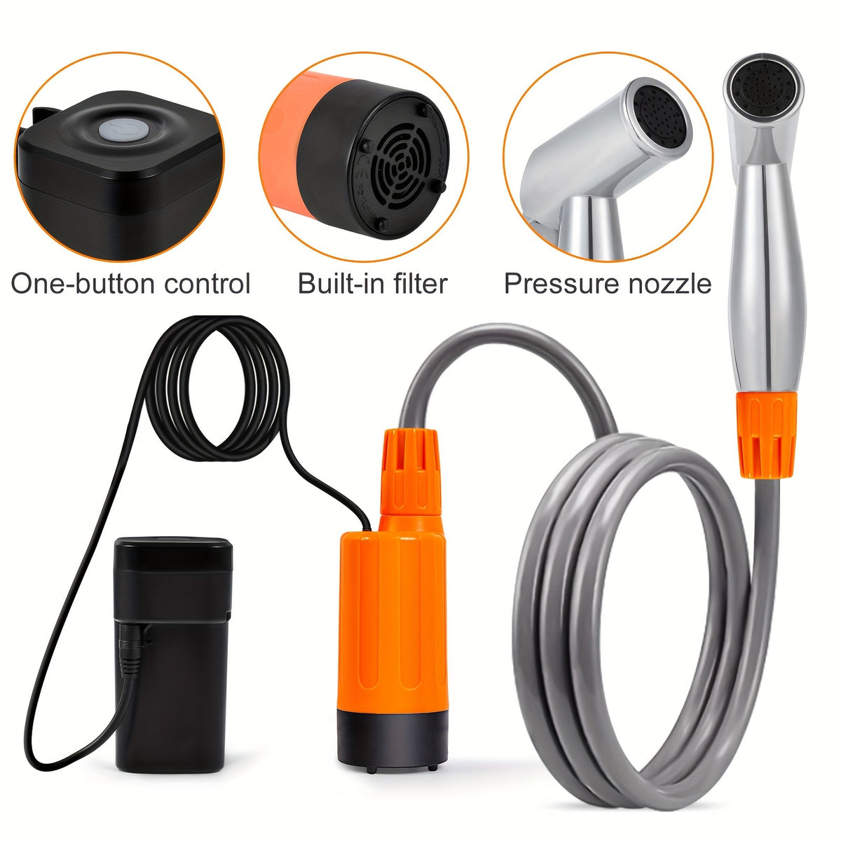 Portable Shower For Camping, Outdoor Electric Shower
