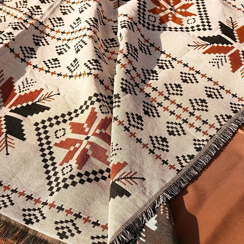35" x 59" Bohemian Carpet Picnic Mat