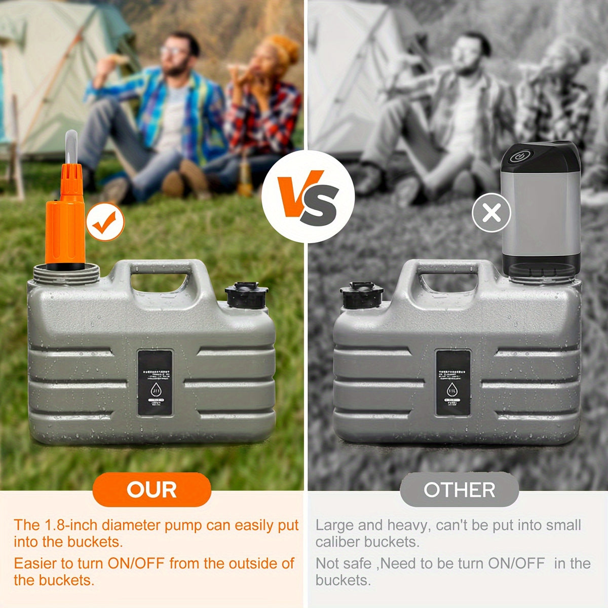 Portable Shower For Camping, Outdoor Electric Shower
