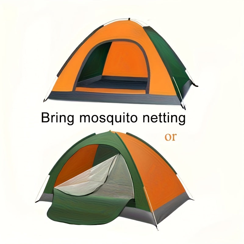 2-Person Automatic Pop-Up Tent, 2 Doors