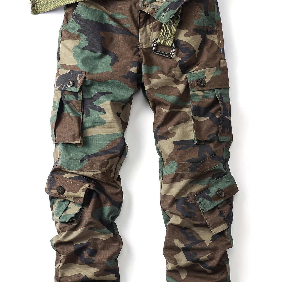 Men's Camouflage Cargo Pants - Comfortable, Durable, Multi-Flap Pocket
