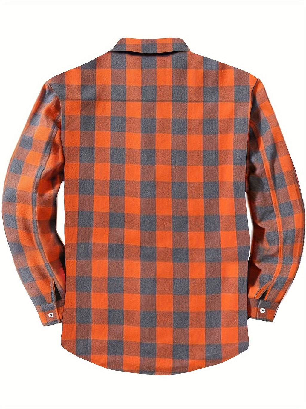 3pcs Stylish Plaid Pattern Long Sleeve Button Down Shirts