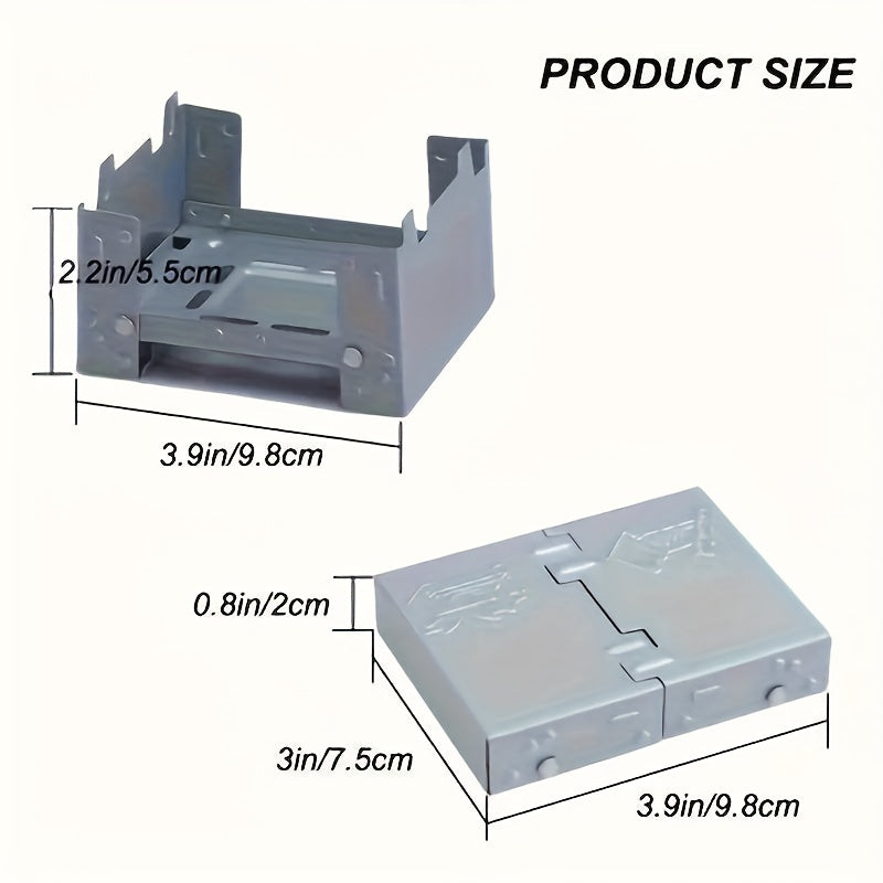 Ultra-Portable Lightweight Folding Pocket Stove