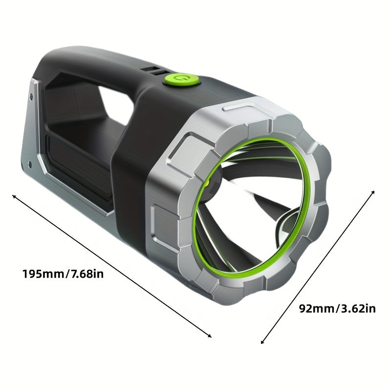 1pc High-Intensity LED Flashlight - Rechargeable