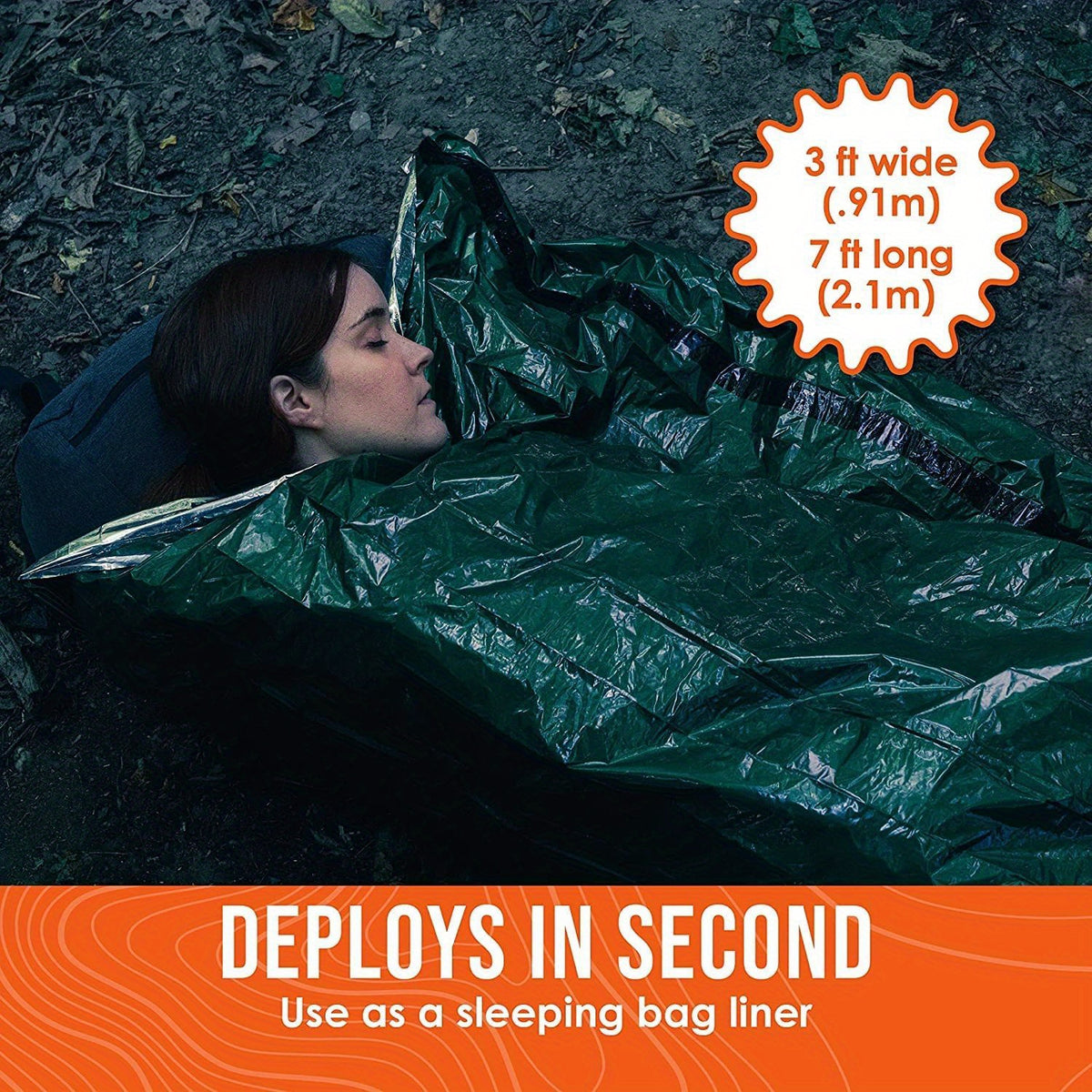 1pc sleeping bag + printed bundle pocket + plastic whistle;