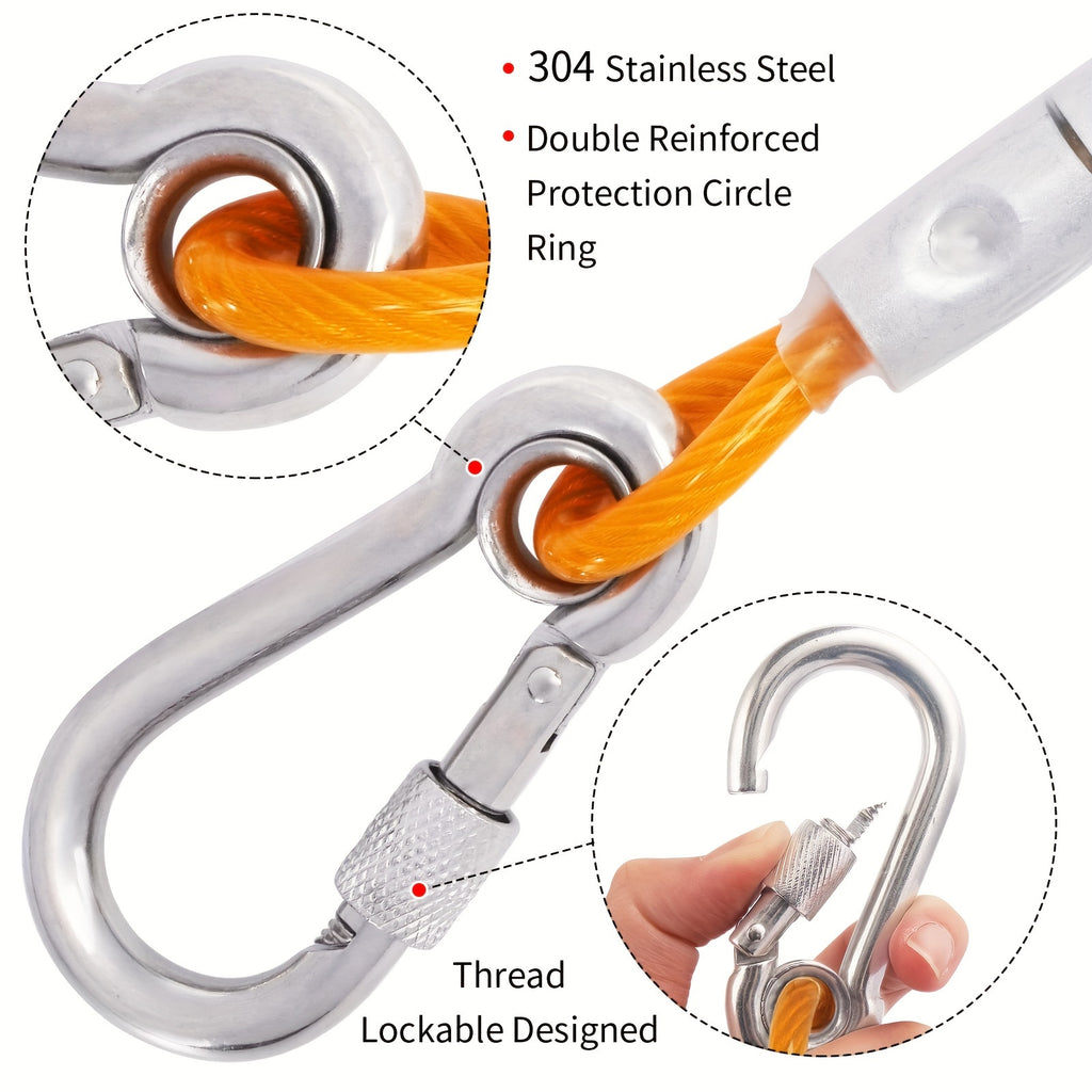 Pet Tie Out Cable For Dogs, 10/20/30ft