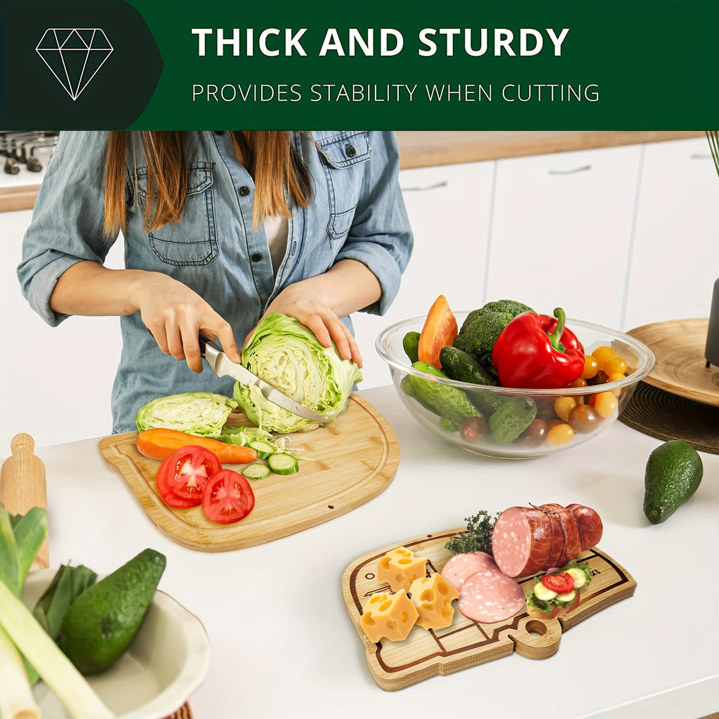 1/2pcs, Camper Bamboo Cutting Board Set For RV