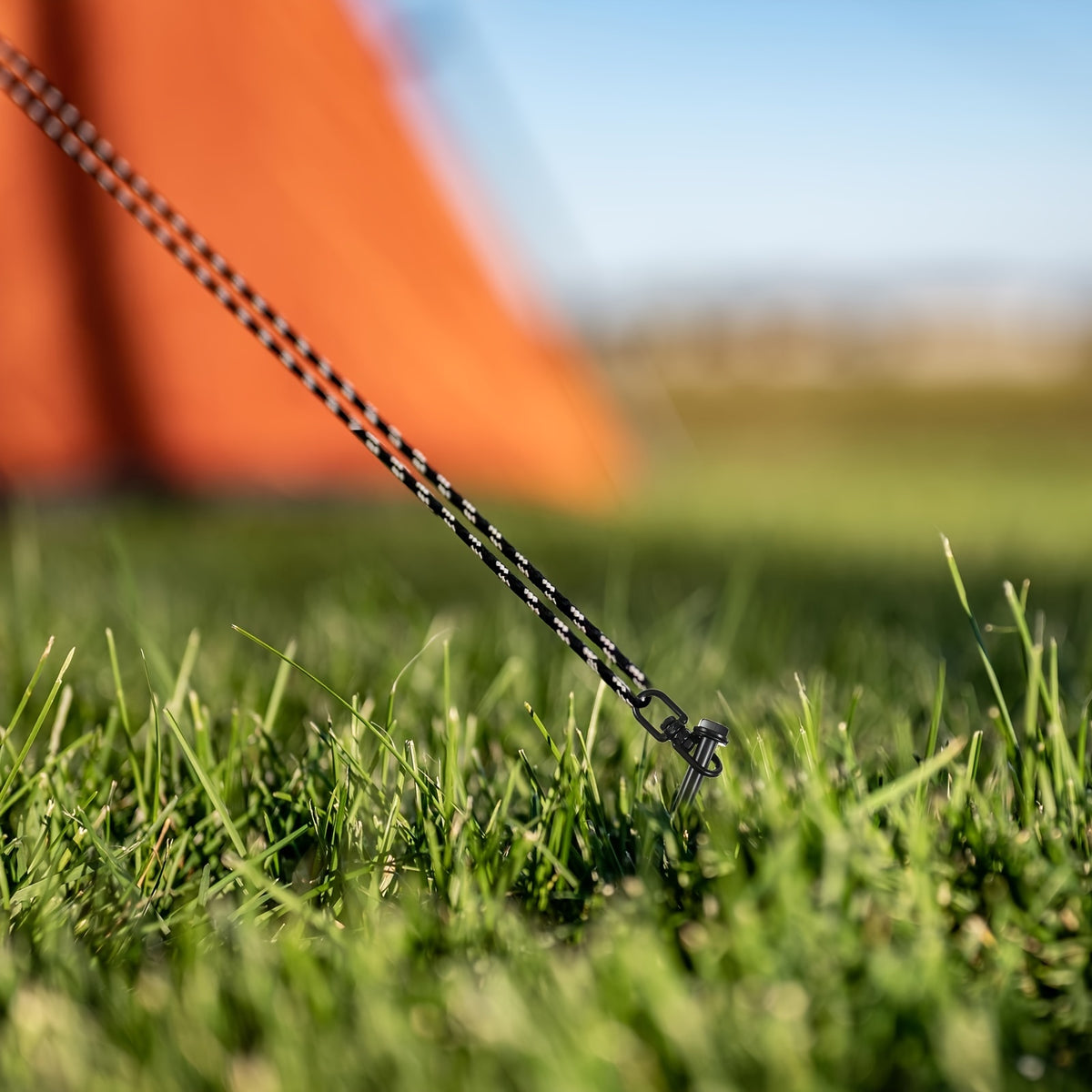 12 Inch Tent Stakes Heavy Duty - Screw in Ground Anchors